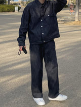 Fade set up trucker jacket