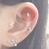 パープルライキ―ピアスセット/[Styling] Purple Liky Piercing Set (5 set)