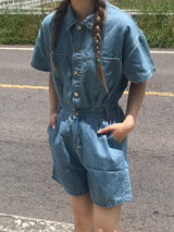 Marina denim jumpsuit 