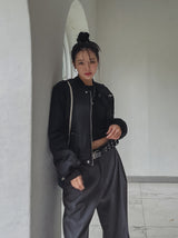 (UNISEX) ボルンセミクロップフライトジャケット