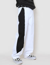 ハーフカラードパンツ / half colored pants