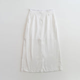 シアーマキシローライズスカート / SHEER MAXI LOWRISE SKIRT (WHITE)
