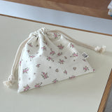 SPRING FLOWER STRING POUCH