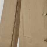 Beige Trench Half Coat