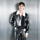 ビックカラーバーシティジャケット / Big Collar Varsity Jacket