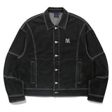 ワイドデニムジャケット/WIDE DENIM JACKET_BLACK