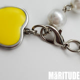 イェローハートネックレス / YELLOW HEART NECKLACE / STACY C 착용
