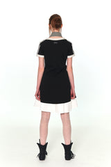 V NECK LINE OPS (BLACK)