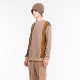 カッティングニット / Cutting Knit Brown