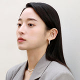 シルバーシンスネークチェーンネックレス(スペアチェーン)/silver thin snake chain necklace (14K gold plated / spare chain)