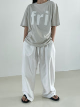 Natural Sleeky string pants