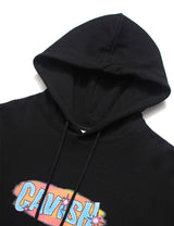 ウェービーロゴフーディー/WAVY LOGO HOODIE BLACK(CV2CFUM407A)