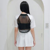 ダイスジャージークロップTシャツ/TOP(8102) Dice Jersey Crop Tee