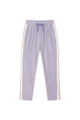 0 3 pleats velvet track pants - VIOLET (4642322776182)