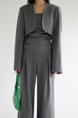 アーバンセットアップ / Urban jacket + top + slacks setup (4color)