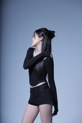 04.FLEXURA SHORT PANTS BLACK