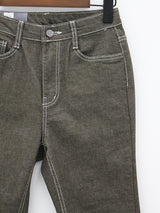 カラードウブーツカットパンツ/no.2378 color dough bootcut pants (4color)