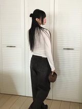 Pepo O-Ring Slit Warmer Long Sleeve T-Shirt