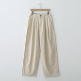 LMNツータックハーフベンドコットンパンツ