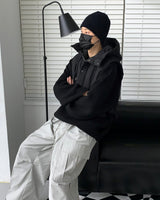 バケットパッデッドフーディ―ベスト/MO Bucket Padded Hooded Vest