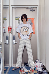 Logo pant ( CREAM / BLACK ) (6594954723446)