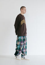 アーチロゴクルーネック / BSR2223FWPO077 BSRBT ARCH LOGO CREWNECK BROWN