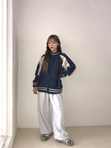 ハーパー 2WAY ニットジップアップ