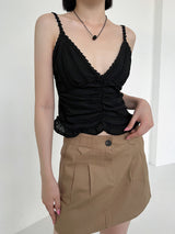 オメガレーススリーブレス/Omega Lace Sleeveless (2color)