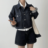 プリンストレンチヴァンクロップドポケットジャケット/Prince Trench Van Cropped Pocket Jacket