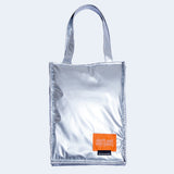 マンゴースクエアショルダーバッグ/DAMP MANGO SQUARE SHOULDER BAG_SILVER