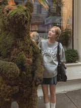 (UNISEX)ヘビーマウンテンラウンドスエットシャツ