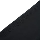 BIG SCRIPT LOGO EMBOSSING SWEAT PANTS BLACK 