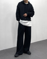 オールインワンクロップドフーディ/FL All-in-One Cropped Hoodie (4 colors)