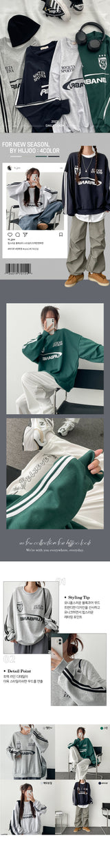 Vence Coloring Double-Line Sweatshirt