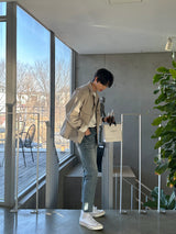 ヒデンバンディングデニムパンツ / [High quality] Hidden banding denim pants