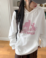 アソップY2KキャットスターロングスリーブフーディTシャツ