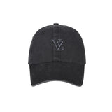 [VARZAR] 3D Monogram Pigment Over Fit Ball Cap Black