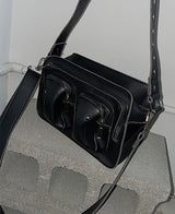 eyelet two pocket cross bag (6658954395766)