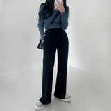 Loose-Leg Slacks