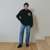 EYEYE CLOVER SWEATSHIRT_BLACK (EEOO3WSR03W) (6622932795510)