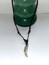Kayu Vintage Gemstone Leather Necklace