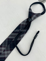 Checkered Geek Preppy Automatic Tie