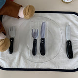カトラリーマットハードケース / Black cutlery case - Matt hard