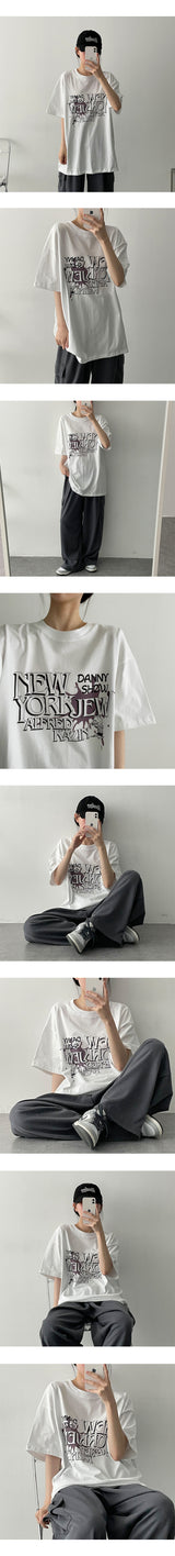 フライドショートスリーブTシャツ / Fried short-sleeved T-shirt