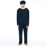 ウーヴンTシャツネービー