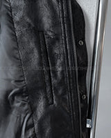 TAP Crack Effect Suede Jacket