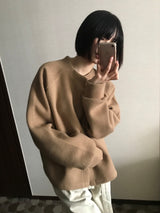 トーストラウンドネックカーディガン