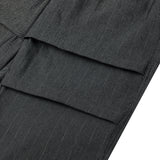 ストライプパラシュートデニムパンツ(black)