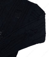 ウィステッドダメージニット/SK wisted damage knitwear (4 colors)
