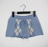 アーガイルニットショートパンツ / Argyle Knit Short Pants (3color)